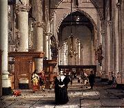 Interior of the Laurenskerk in Rotterdam Cornelis de Man